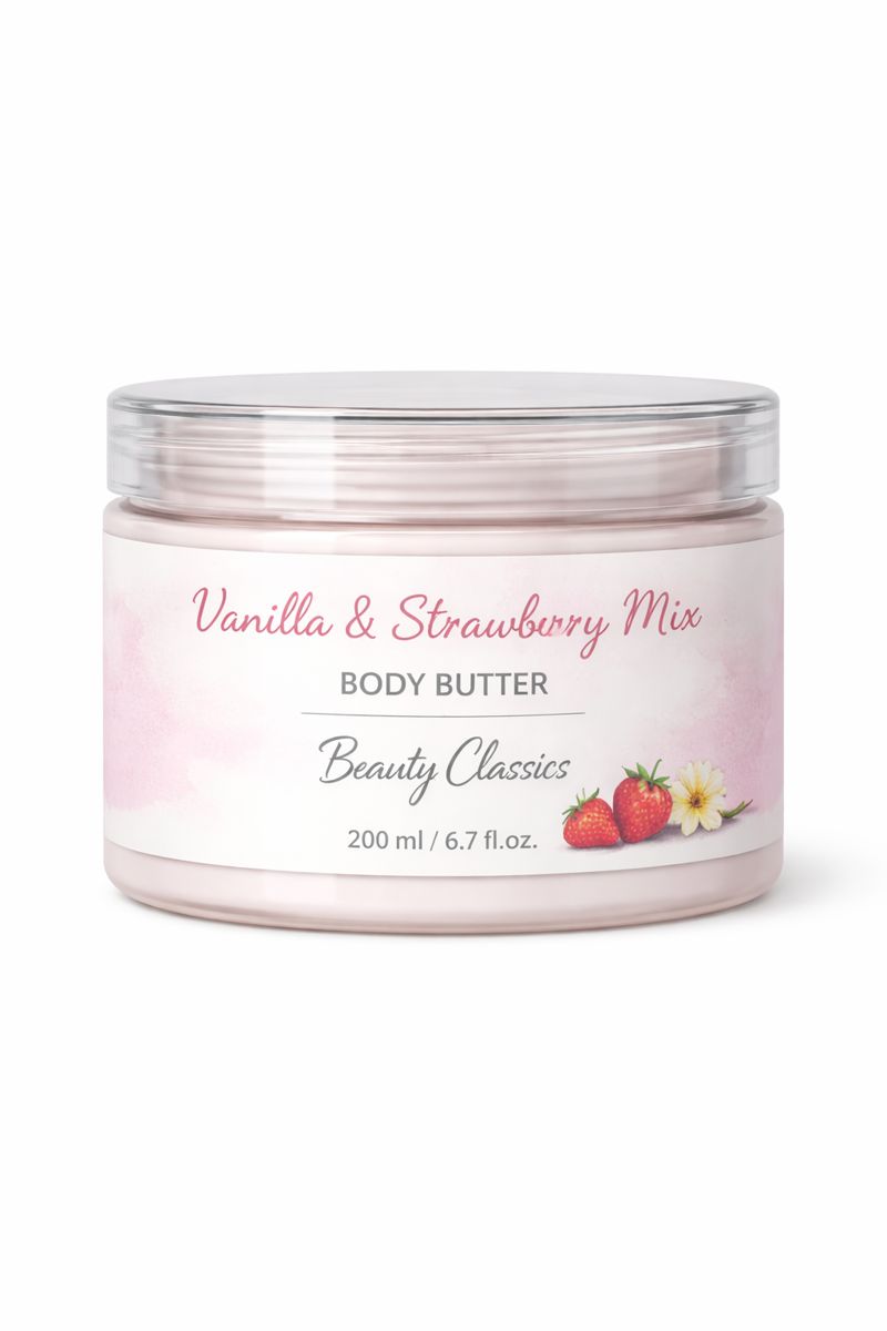 Vanilla & Strawberry Mix Body Butter