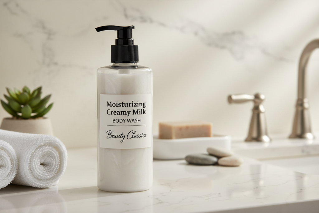 Body Wash in Bathroom