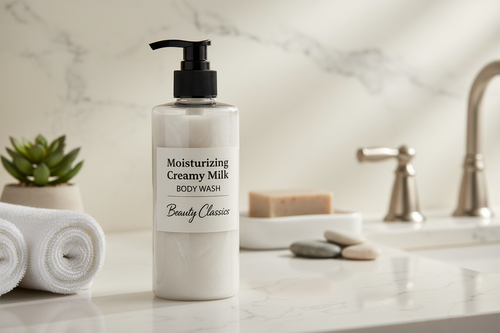 Body Wash in Bathroom